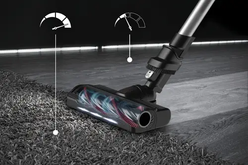 RH2077 2-in-1 stick vacuum Batería Secar Sin bolsa 0,4 L 250 W Negro, Rojo - Imagen 5