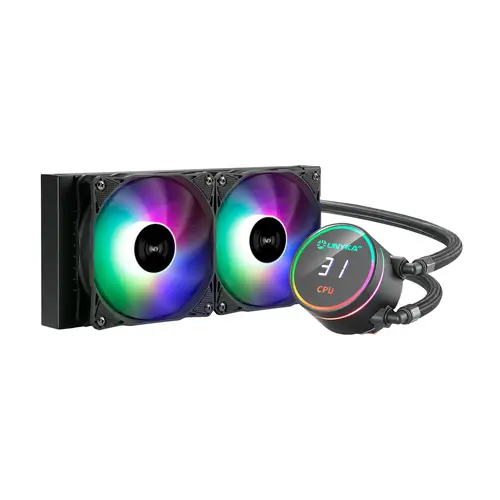 AquaStorm 240 Procesador Sistema de refrigeración líquida todo en uno 12 cm Negro 1 pieza(s) - Imagen 1