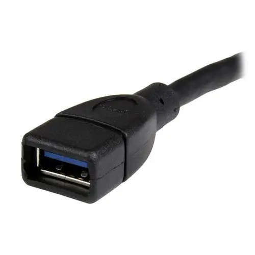 Cable de 15cm Extensor USB 3.0 - Alargador USB 3.0 SuperSpeed Negro - Imagen 3