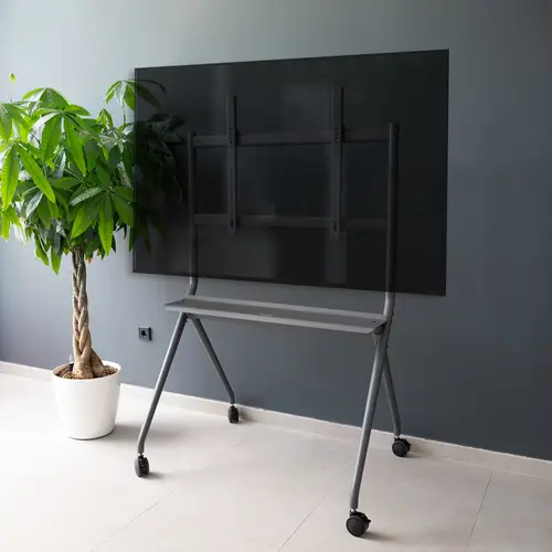 iSTAND Soporte de Suelo con Ruedas para Pantallas 50"- 86", Gris - Imagen 5