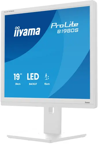 ProLite B1980S-W1 pantalla para PC 48,3 cm (19") 1280 x 1024 Pixeles SVGA LED Blanco - Imagen 3