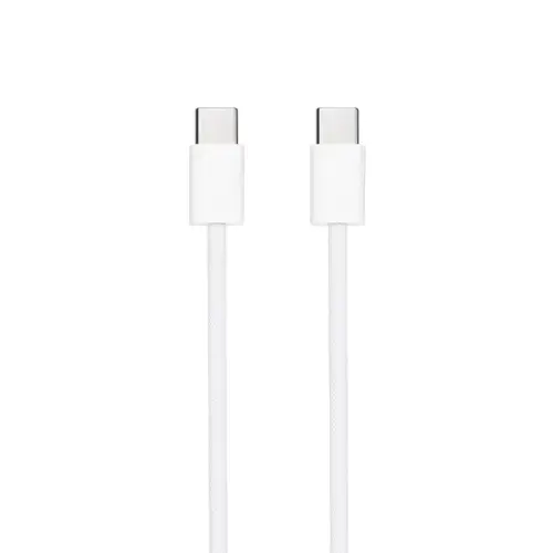 Cable USB-C 2.0 60W 3A, USB-C/M-USB-C/M, Blanco, 2 m - Imagen 2