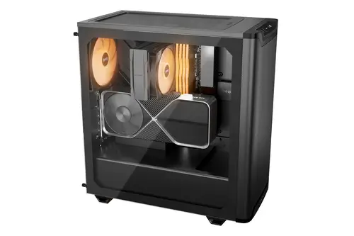 Pure Base 501 DX Black Midi Tower Negro - Imagen 4