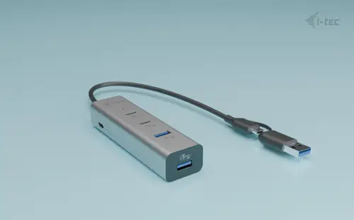 Metal Universal Charging HUB 2xUSB-C + 2x USB-A Port + Power Delivery 85W - Imagen 2