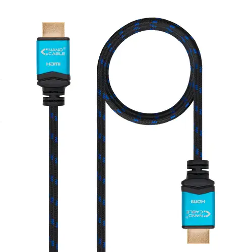 Cable HDMI V2.0 4K@60GHz 18 Gbps A/M-A/M, negro, 2.0 m. - Imagen 1