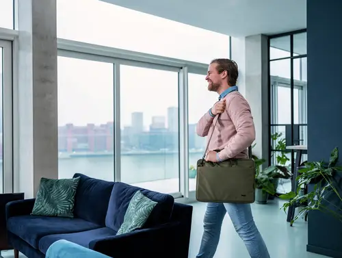 Bologna 40,6 cm (16") Maletín Verde - Imagen 11