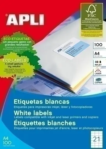ETIQ.IMP.APLI 01276 100h A4 70x42,4