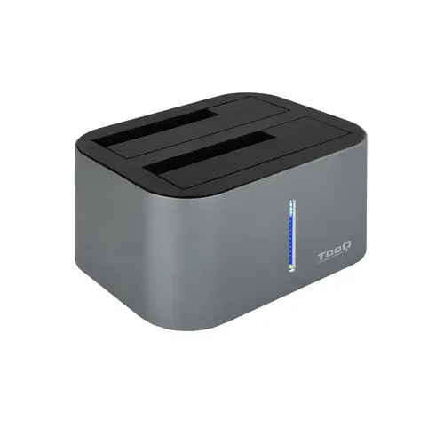 TQDS-805G base de conexión para disco duro USB 3.2 Gen 1 (3.1 Gen 1) Type-B Aluminio - Imagen 1