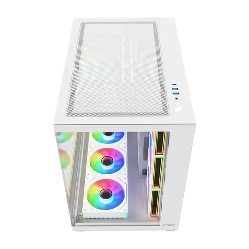 M341-WA Carcasa Midi Tower mITX, mATX, ATX Blanco ARGB - Imagen 3