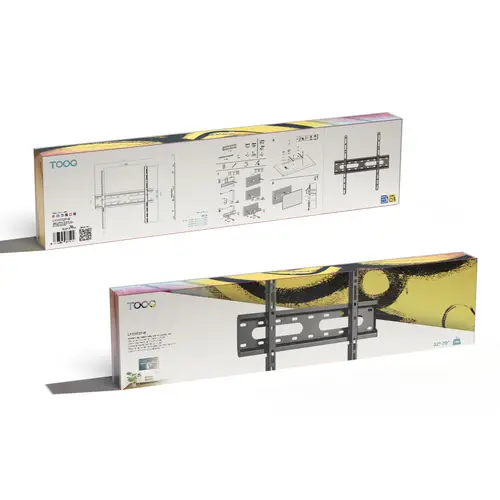 Soporte Fijo de pared para pantallas 32"- 70", Negro - Imagen 8