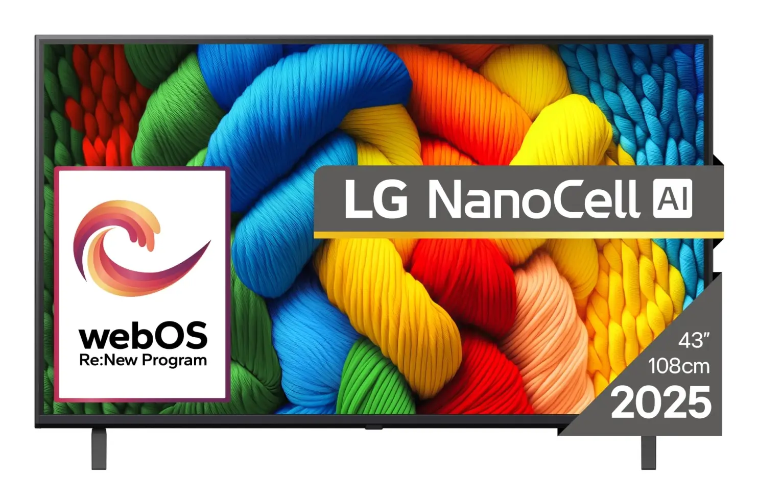 NanoCell 43NANO80A3B Televisor 109,2 cm (43") 4K Ultra HD Smart TV Wifi Negro