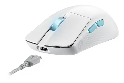 ROG Harpe Ace Aim Lab Edition ratón Juego Ambidextro RF Wireless + Bluetooth + USB Type-C Opto-mecánica 36000 DPI - Imagen 7