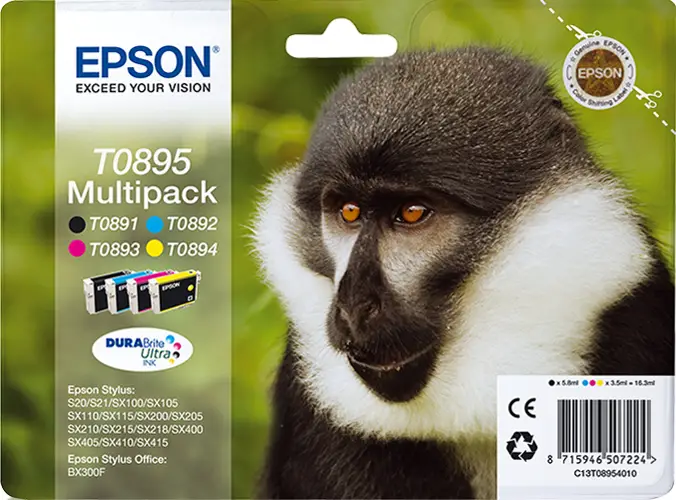 Monkey Multipack T0895 4 colores