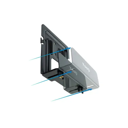 TQMPM4776 soporte de CPU Soporte de CPU para instalación en pared Negro - Imagen 3