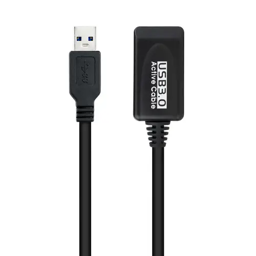 Cable USB 3.0 prolongador con amplificador, tipo A/M-A/H, 5m - Imagen 2