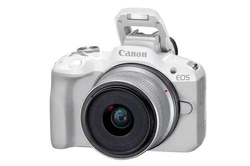 EOS R50, White + RF-S 18-45mm F4.5-6.3 IS STM Kit MILC 24,2 MP CMOS 6000 x 4000 Pixeles Blanco - Imagen 10