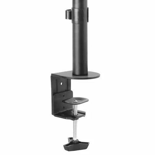 Soporte de Escritorio para Monitor hasta 8kg con Montaje VESA - con Mástil de Servicio Pesado - Ergonómico y Altura Ajustable - Montaje en Escritorio mediante Abrazadera/Ojal - Imagen 3