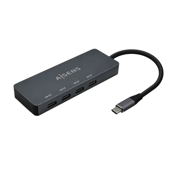 Hub USB3.2 Gen1 5G USB-C, USB-C/M-4xUSB-C/H, Gris, 15cm