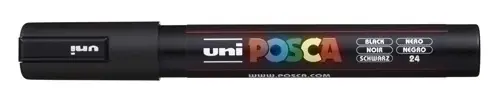 ROTUL.UNI-POSCA PC-5M  NEGRO