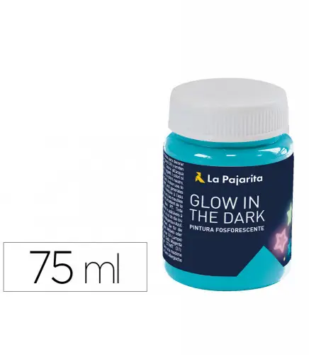 PINTURA FOSFORESCENTE AZUL. 75ML LA PAJARITA 152716