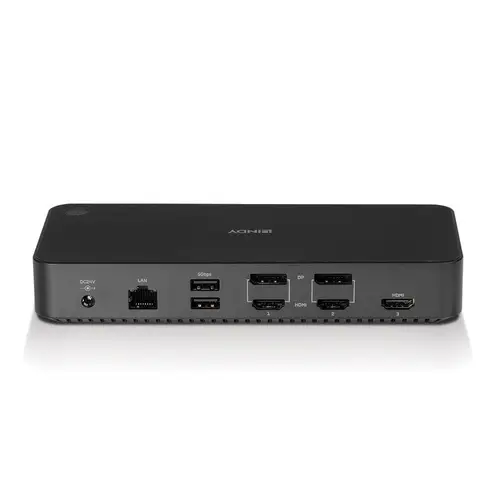 43366 base para portátil y replicador de puertos Acoplamiento USB 3.2 Gen 2 (3.1 Gen 2) Type-C Negro - Imagen 4
