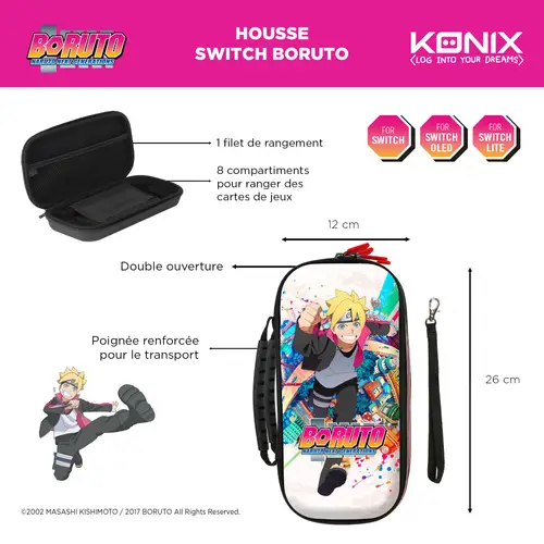 Boruto 81531118356 funda para consola portátil Funda protectora rígida Nintendo EVA (Etileno Acetato de Vinilo) Multicolor - Imagen 2