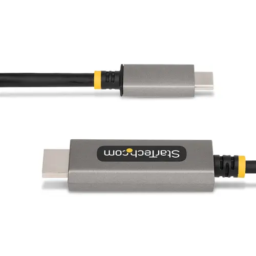 Cable Adaptador de 2m USB-C a HDMI - 8K 60Hz - 4K 144Hz - HDR10 - Cable Conversor de Vídeo USB tipo C a HDMI 2.1 - Modo Alt DP - Compatible con USB4/Thunderbolt 3/4 - Imagen 4