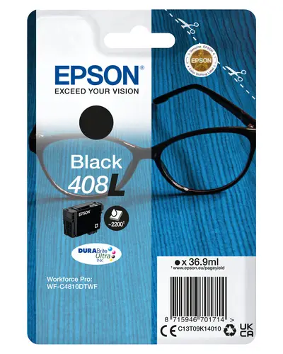 Singlepack Black 408L DURABrite Ultra Ink - Imagen 1