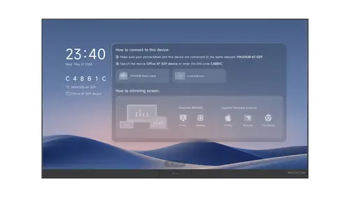 LX138V07 pantalla para sala de reuniones 3,51 m (138") 1920 x 1080 Pixeles LED Wi-Fi 6 (802.11ax) Negro Bluetooth - Imagen 1