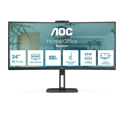 V5 CU34V5C/BK LED display 86,4 cm (34") 3440 x 1440 Pixeles Wide Quad HD Negro - Imagen 3