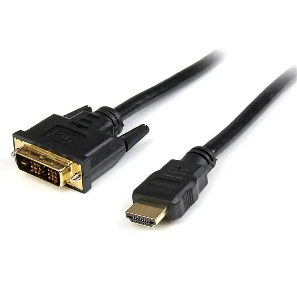Cable HDMI a DVI 3m - DVI-D Macho - HDMI Macho - Adaptador - Negr..