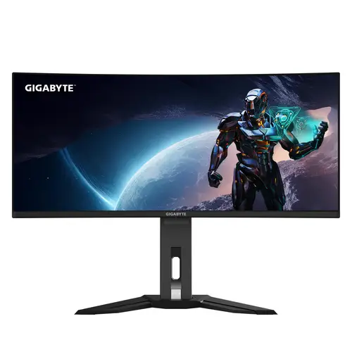 Monitor de juegos curvo OLED WQHD MO34WQC2 de 34" - 3440 x 1440, 240Hz, 0.03ms, KVM, 250 cd/m², FreeSync Premium Pro, DisplayHDR True Black 400, HDMI 2.1, Displayport 1.4 - Imagen 2