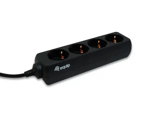 333281 base múltiple 1,1 m 4 salidas AC Negro - Imagen 1