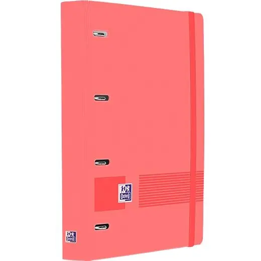 OXFORD EUROPEANBINDER LIVE&GO CARPETA ANILLAS 4X35 A4+ C/RECAMBIO 5X5 WRITE&ERASE POLYFOAM SANDÍA