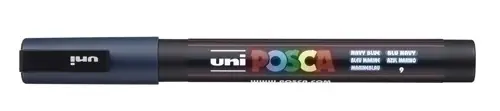 UNIBALL MARCADOR POSCA PC-3M PUNTA CÓNICA 0,9 - 1,3 MM AZUL MARINO