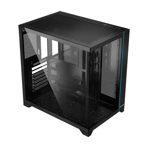 H3 PRO Midi Tower Negro, Transparente - Imagen 4