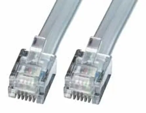 RJ-12 M/M 2.0m 2 m Gris - Imagen 1
