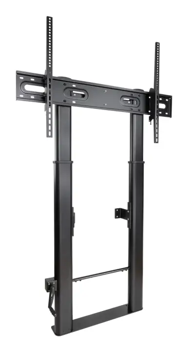 Lottus Soporte de Suelo/Pared Fijo con Regulación de Altura para Pantallas 55"-100", Negro