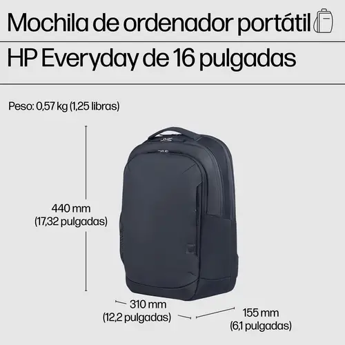 Mochila para portátil Everyday de 16 pulgadas - Imagen 4