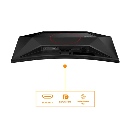 G4 C27G42ZE pantalla para PC 68,6 cm (27") 1920 x 1080 Pixeles Full HD LCD Negro, Rojo - Imagen 4
