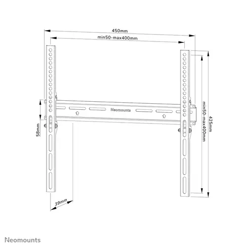 WL30-350BL14 Soporte de pared para TV 32-65" - fijo - bloqueable - Imagen 14