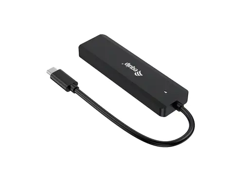 128964 hub de interfaz USB 3.2 Gen 1 (3.1 Gen 1) Type-C 5000 Mbit/s Negro - Imagen 3