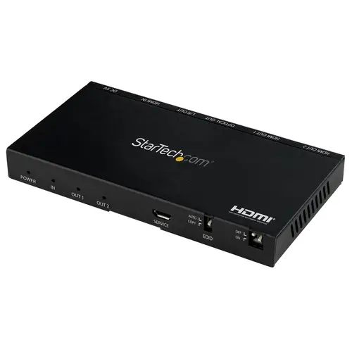 Divisor HDMI de 2 Puertos - de 4K 60Hz con Escalador Incorporado - Imagen 1
