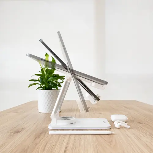 Soporte de Sobremesa Ajustable para Móvil o Tablet de hasta 12,9 - Imagen 2