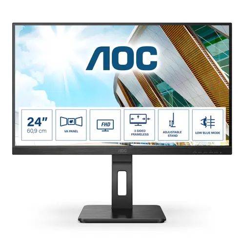 P2 24P2QM LED display 60,5 cm (23.8") 1920 x 1080 Pixeles Full HD Negro - Imagen 1