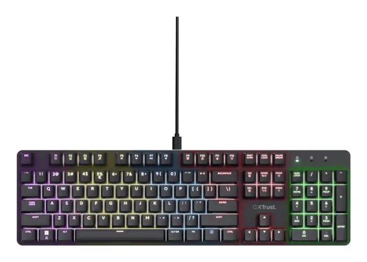 GXT 871 Zora teclado Juego USB QWERTY Español Negro