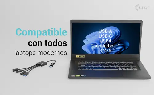 USB-C/USB-A Cable HUB 4 port (2x USB-C, 2x USB-A) - Imagen 8