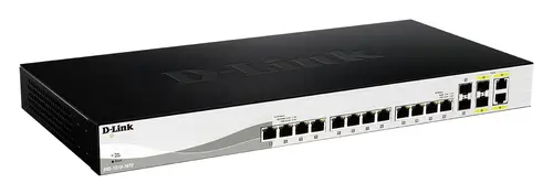 DXS-1210-16TC switch Gestionado L2 10G Ethernet (100/1000/10000) Negro - Imagen 1