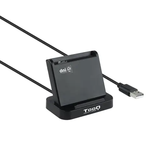 Lector de Tarjetas Inteligentes DNIe VISION USB 2.0, Negro - Imagen 1