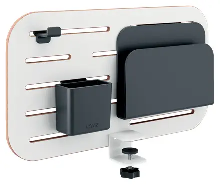 65480000 bandeja de escritorio/organizador MDF, Plástico reciclado Blanco